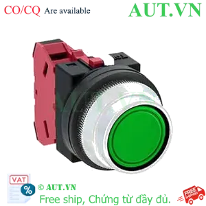 Ảnh của Nút nhấn giữ không đèn IDEC AON2F01G D30 1NC (Xanh)