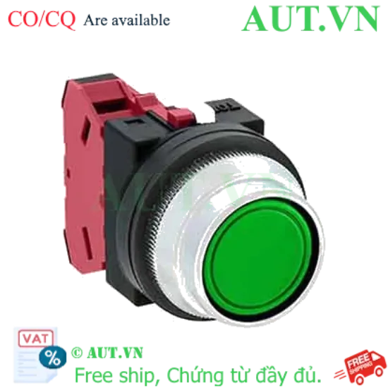 Ảnh của Nút nhấn giữ không đèn IDEC AON2F01G D30 1NC (Xanh)