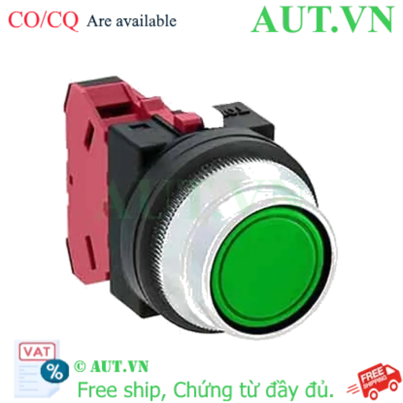 Ảnh của Nút nhấn giữ không đèn IDEC AON2F01G D30 1NC (Xanh)