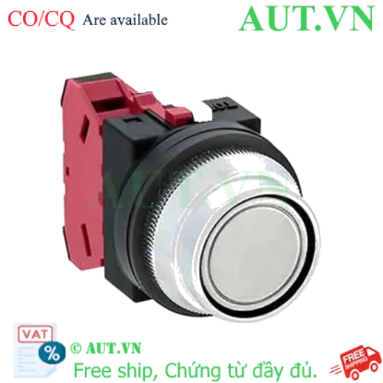 Ảnh của Nút nhấn giữ không đèn IDEC AON2F01W D30 1NC (Trắng)