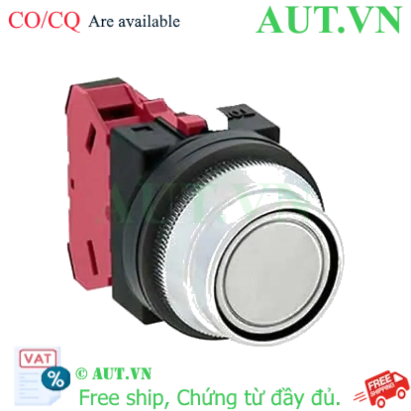 Ảnh của Nút nhấn giữ không đèn IDEC AON2F01W D30 1NC (Trắng)