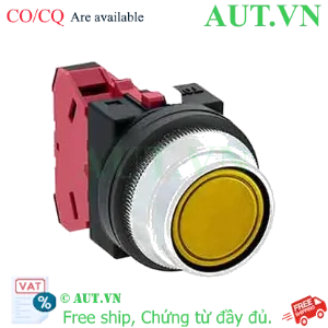 Ảnh của Nút nhấn giữ không đèn IDEC AON2F01Y D30 1NC (Vàng)