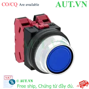 Ảnh của Nút nhấn giữ không đèn IDEC AON2F02B D30 2NC (Đen)