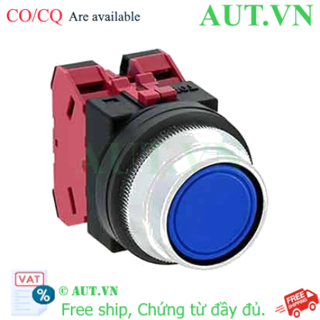 Ảnh của Nút nhấn giữ không đèn IDEC AON2F02B D30 2NC (Đen)