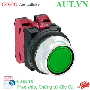 Ảnh của Nút nhấn giữ không đèn IDEC AON2F02G D30 2NC (Xanh)