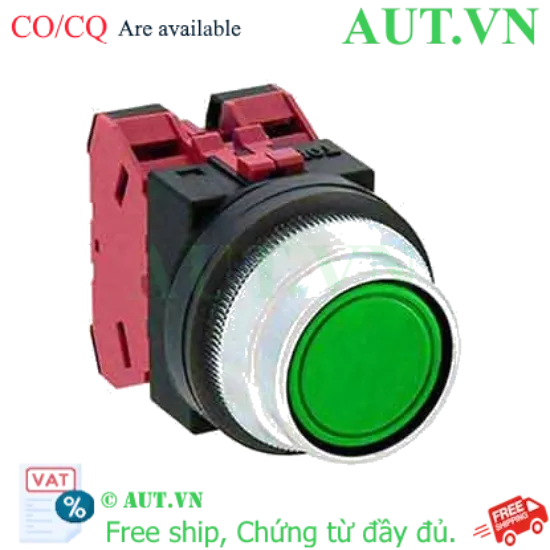 Ảnh của Nút nhấn giữ không đèn IDEC AON2F02G D30 2NC (Xanh)