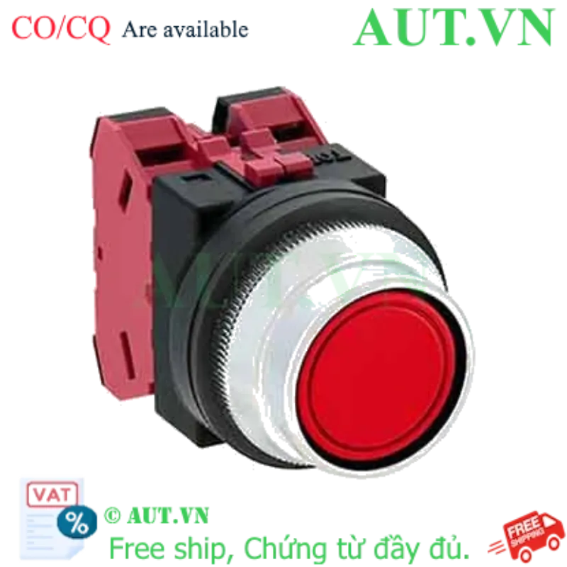 Ảnh của Nút nhấn giữ không đèn IDEC AON2F02R D30 2NC (Đỏ)