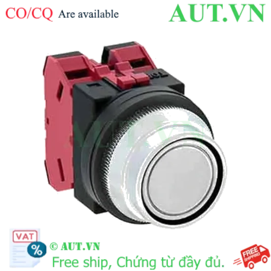Ảnh của Nút nhấn giữ không đèn IDEC AON2F02W D30 2NC (Trắng)