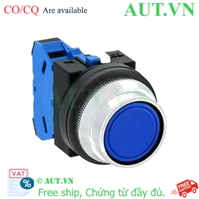 Ảnh của Nút nhấn giữ không đèn IDEC AON2F10S D30 1NO (Xanh)