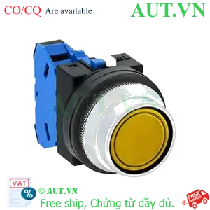 Ảnh của Nút nhấn giữ không đèn IDEC AON2F10Y D30 1NO (Vàng)