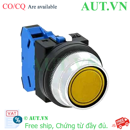 Ảnh của Nút nhấn giữ không đèn IDEC AON2F10Y D30 1NO (Vàng)