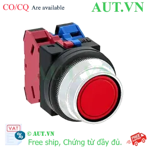 Ảnh của Nút nhấn giữ không đèn IDEC AON2F11R D30 1NO+1NC (Đỏ)