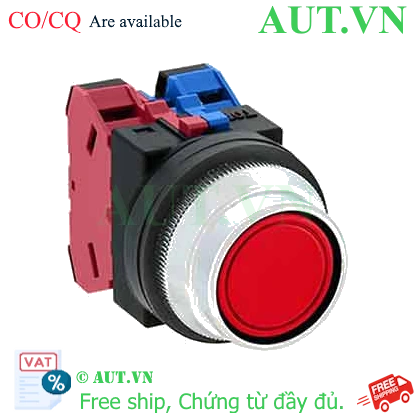 Ảnh của Nút nhấn giữ không đèn IDEC AON2F11R D30 1NO+1NC (Đỏ)