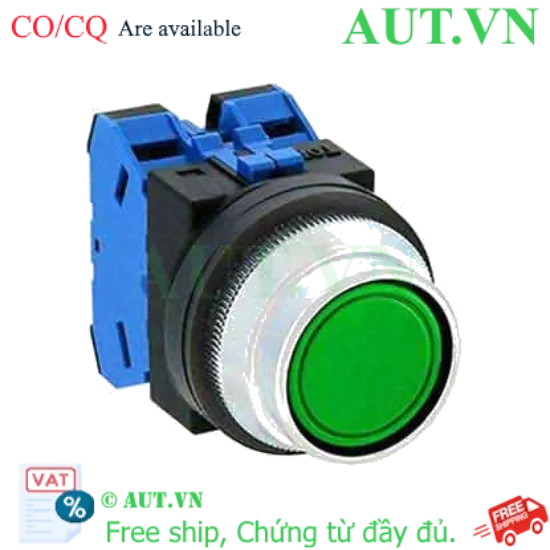 Ảnh của Nút nhấn giữ không đèn IDEC AON2F20G D30 2NO (Xanh)