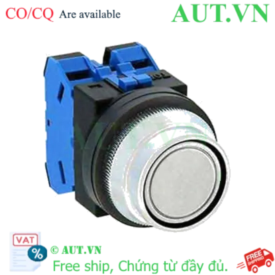 Ảnh của Nút nhấn giữ không đèn IDEC AON2F20W D30 2NO (Trắng)