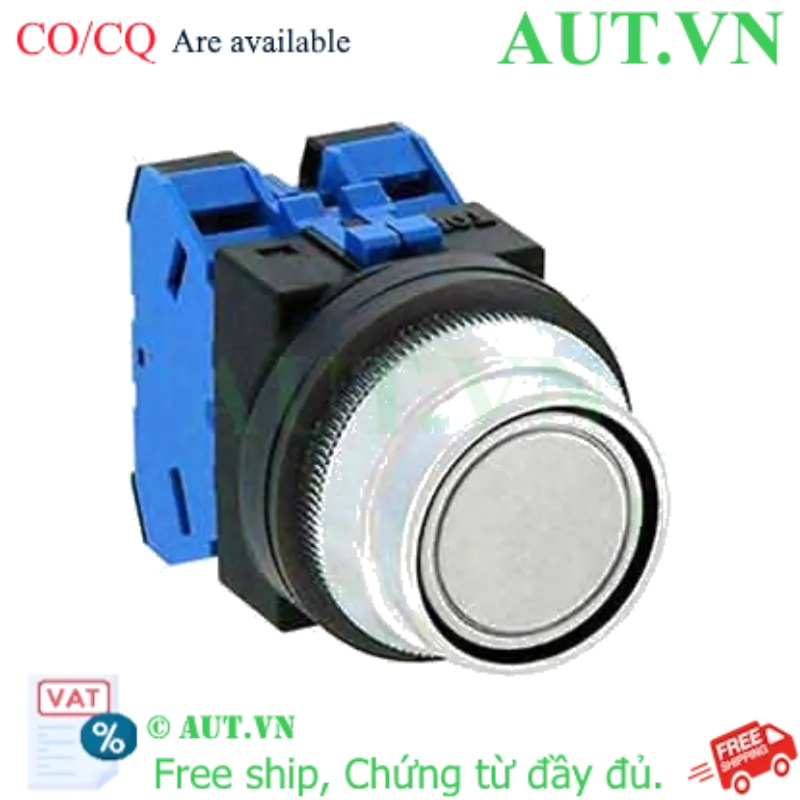 Ảnh của Nút nhấn giữ không đèn IDEC AON2F20W D30 2NO (Trắng)