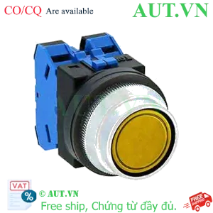 Ảnh của Nút nhấn giữ không đèn IDEC AON2F20Y D30 2NO (Vàng)
