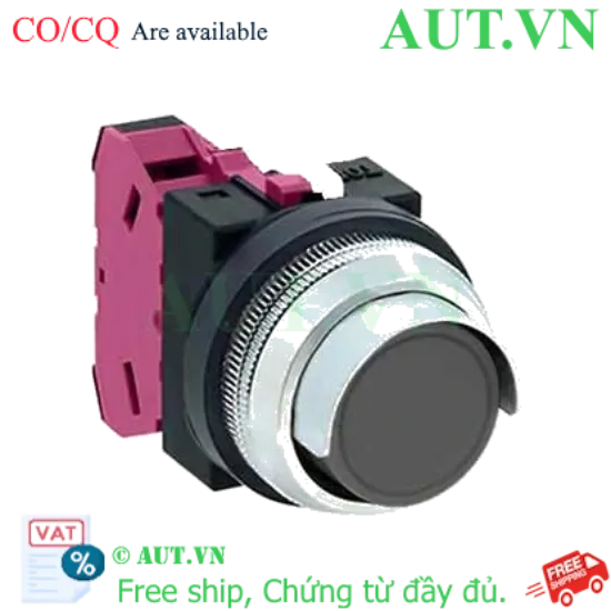 Ảnh của Nút nhấn giữ không đèn IDEC AON2G01B D30 1NC (Đen)