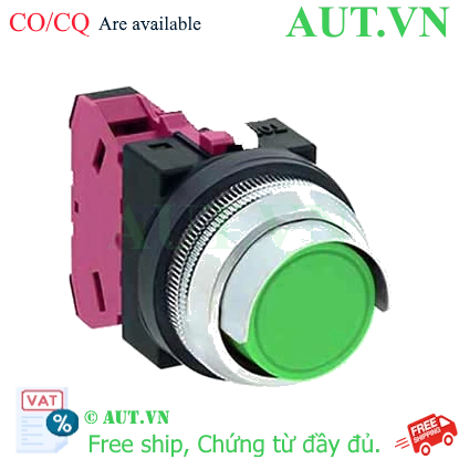 Ảnh của Nút nhấn giữ không đèn IDEC AON2G01G D30 1NC (Xanh)