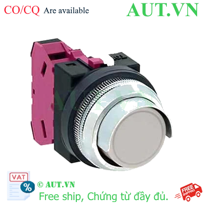 Ảnh của Nút nhấn giữ không đèn IDEC AON2G01W D30 1NC (Trắng)