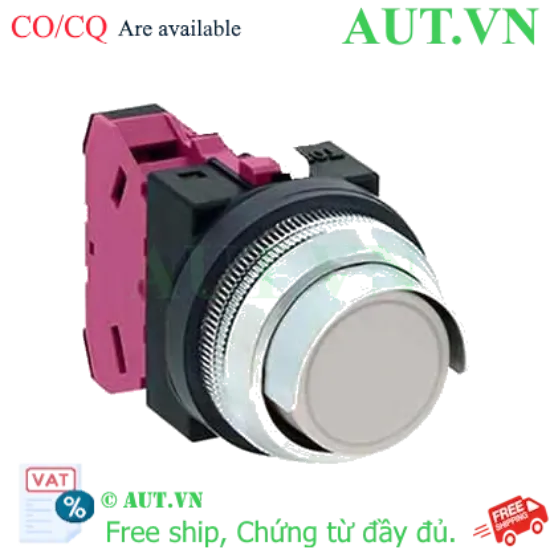 Ảnh của Nút nhấn giữ không đèn IDEC AON2G01W D30 1NC (Trắng)
