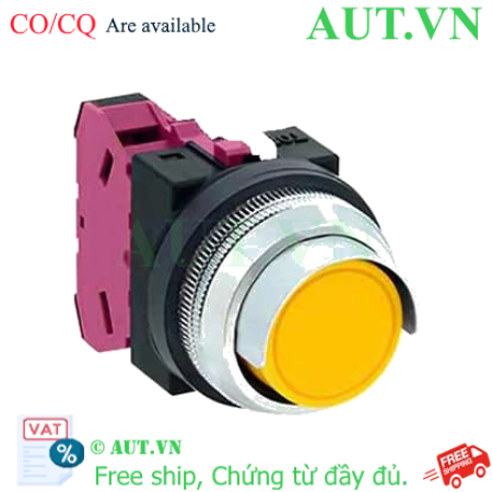 Ảnh của Nút nhấn giữ không đèn IDEC AON2G01Y D30 1NC (Vàng)