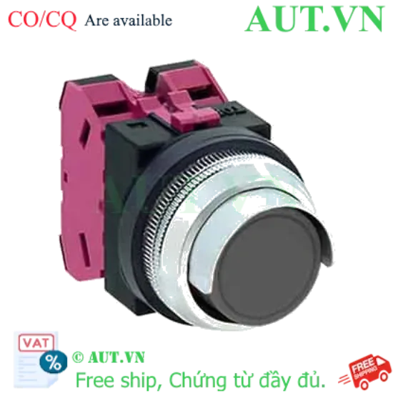 Ảnh của Nút nhấn giữ không đèn IDEC AON2G02B D30 2NC (Đen)