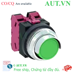 Ảnh của Nút nhấn giữ không đèn IDEC AON2G02G D30 2NC (Xanh)