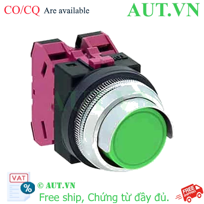 Ảnh của Nút nhấn giữ không đèn IDEC AON2G02G D30 2NC (Xanh)