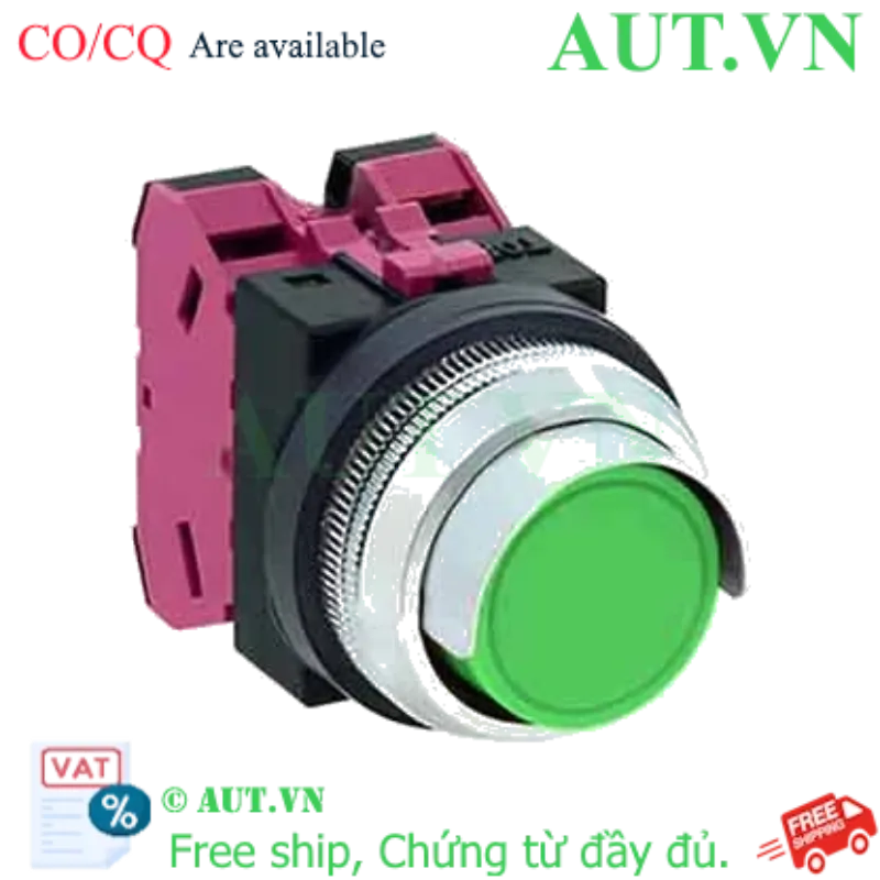 Ảnh của Nút nhấn giữ không đèn IDEC AON2G02G D30 2NC (Xanh)