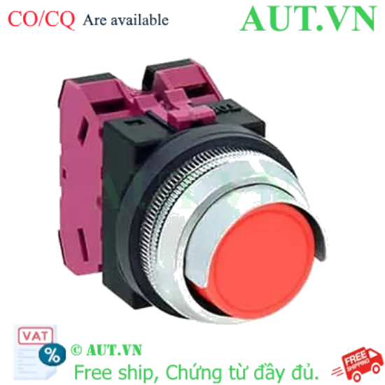 Ảnh của Nút nhấn giữ không đèn IDEC AON2G02R D30 2NC (Đỏ)