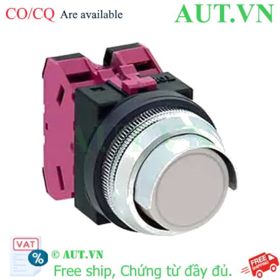 Ảnh của Nút nhấn giữ không đèn IDEC AON2G02W D30 2NC (Trắng)