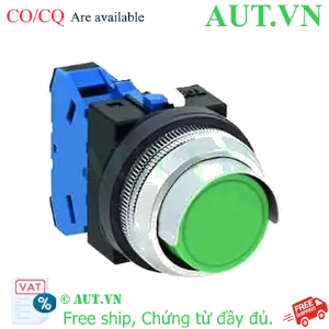 Ảnh của Nút nhấn giữ không đèn IDEC AON2G10G D30 1NO (Xanh)