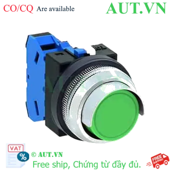 Ảnh của Nút nhấn giữ không đèn IDEC AON2G10G D30 1NO (Xanh)