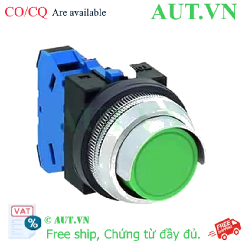 Ảnh của Nút nhấn giữ không đèn IDEC AON2G10G D30 1NO (Xanh)