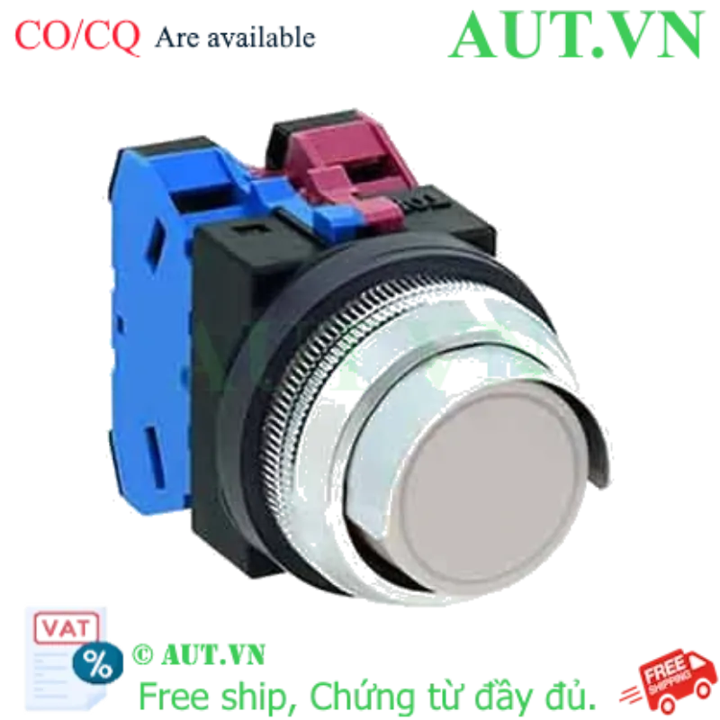 Ảnh của Nút nhấn giữ không đèn IDEC AON2G11W D30 1NO+1NC (Trắng)
