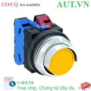 Ảnh của Nút nhấn giữ không đèn IDEC AON2G11Y D30 1NO+1NC (Vàng)