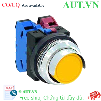 Ảnh của Nút nhấn giữ không đèn IDEC AON2G11Y D30 1NO+1NC (Vàng)