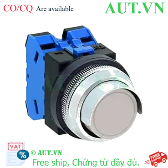 Ảnh của Nút nhấn giữ không đèn IDEC AON2G20W D30 2NO (Trắng)