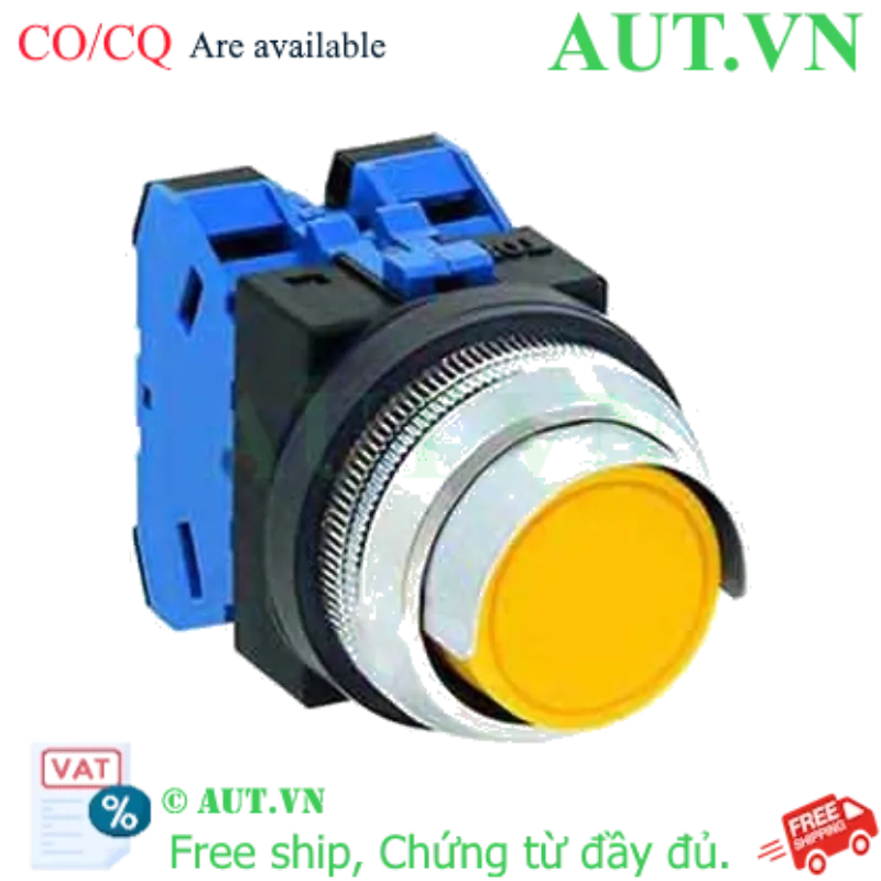 Ảnh của Nút nhấn giữ không đèn IDEC AON2G20Y D30 2NO (Vàng)