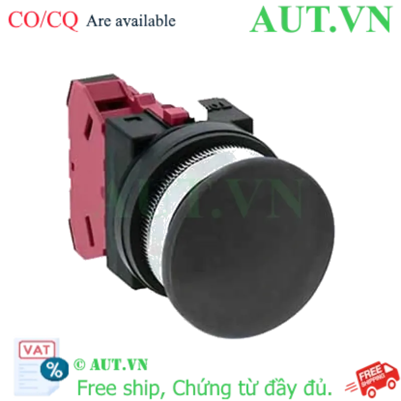 Ảnh của Nút nhấn giữ không đèn IDEC AON301B D30 1NC (Đen)