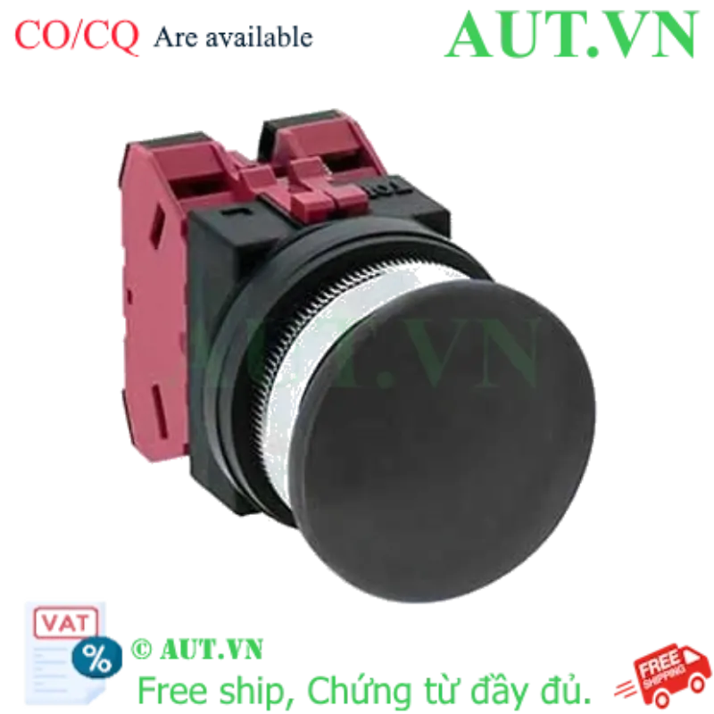 Ảnh của Nút nhấn giữ không đèn IDEC AON302B D30 2NC (Đen)