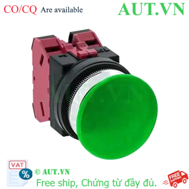 Ảnh của Nút nhấn giữ không đèn IDEC AON302G D30 2NC (Xanh)