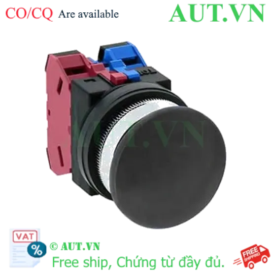 Ảnh của Nút nhấn giữ không đèn IDEC AON311B D30 1NO+1NC (Đen)