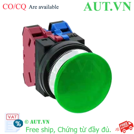 Ảnh của Nút nhấn giữ không đèn IDEC AON311G D30 1NO+1NC (Xanh)