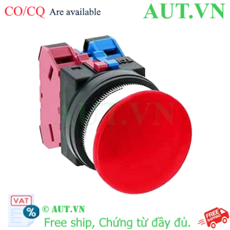 Ảnh của Nút nhấn giữ không đèn IDEC AON311R D30 1NO+1NC (Đỏ)
