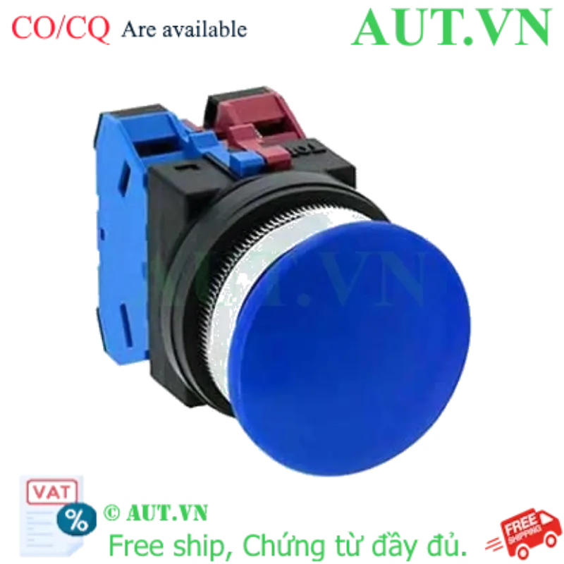 Ảnh của Nút nhấn giữ không đèn IDEC AON311S D30 1NO+1NC (Xanh)
