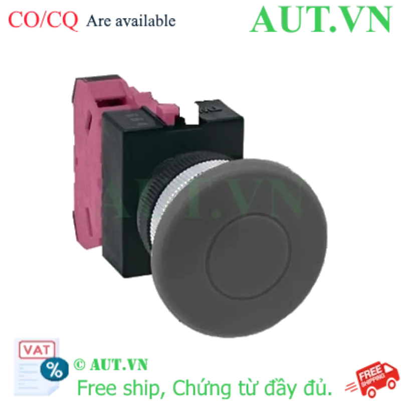 Ảnh của Nút nhấn giữ không đèn IDEC AOW401B-MAU D22 1NC (Đen)