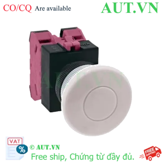 Ảnh của Nút nhấn giữ không đèn IDEC AOW402W D22 2NC (Trắng)