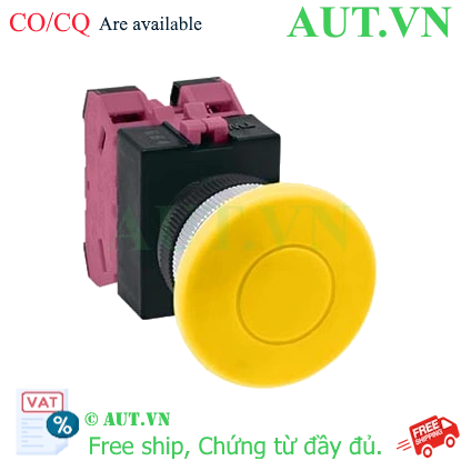 Ảnh của Nút nhấn giữ không đèn IDEC AOW402Y D22 2NC (Vàng)